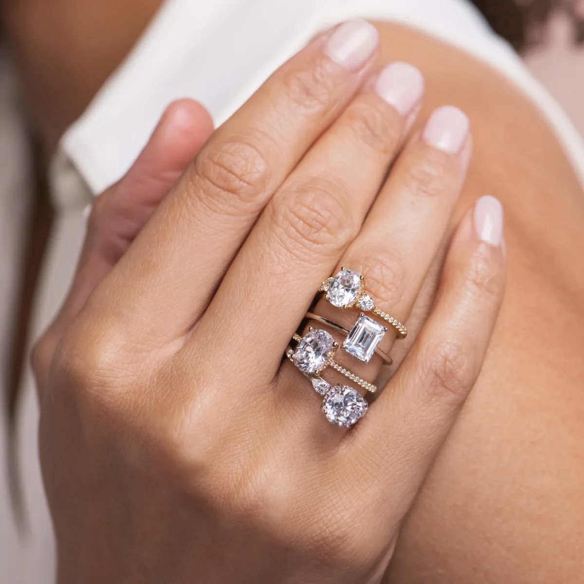 emerald solitaire engagement ring