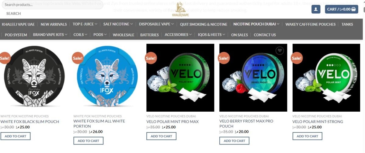 Nicotine Pouches Snus Dubai