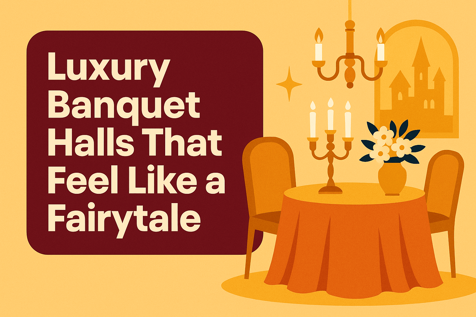 Luxury Banquet Halls That Feel Like a Fairytale