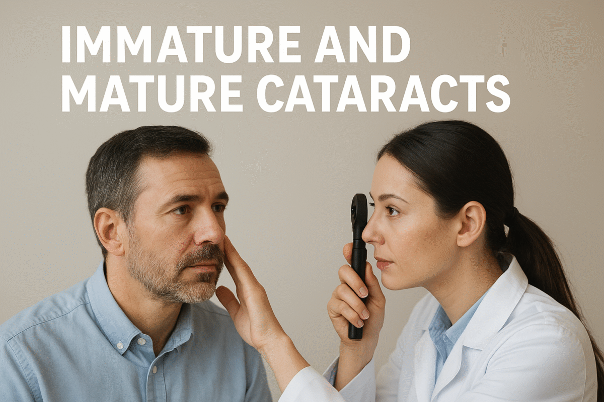 immature vs mature cataract