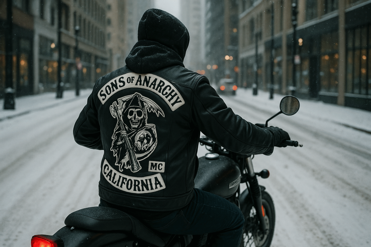 Sons of Anarchy Series Guide of leather jacket