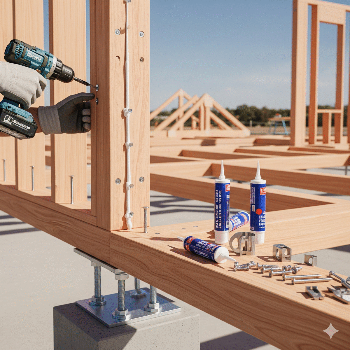 attachment points for light weight materials