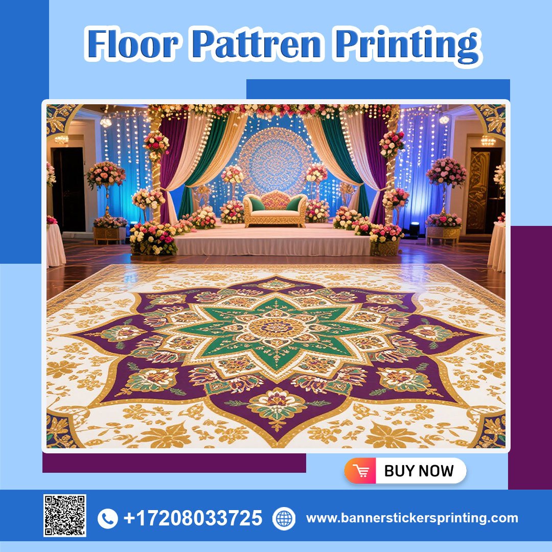 How Floor Pattern Printing is Transforming Event & Interior Design
