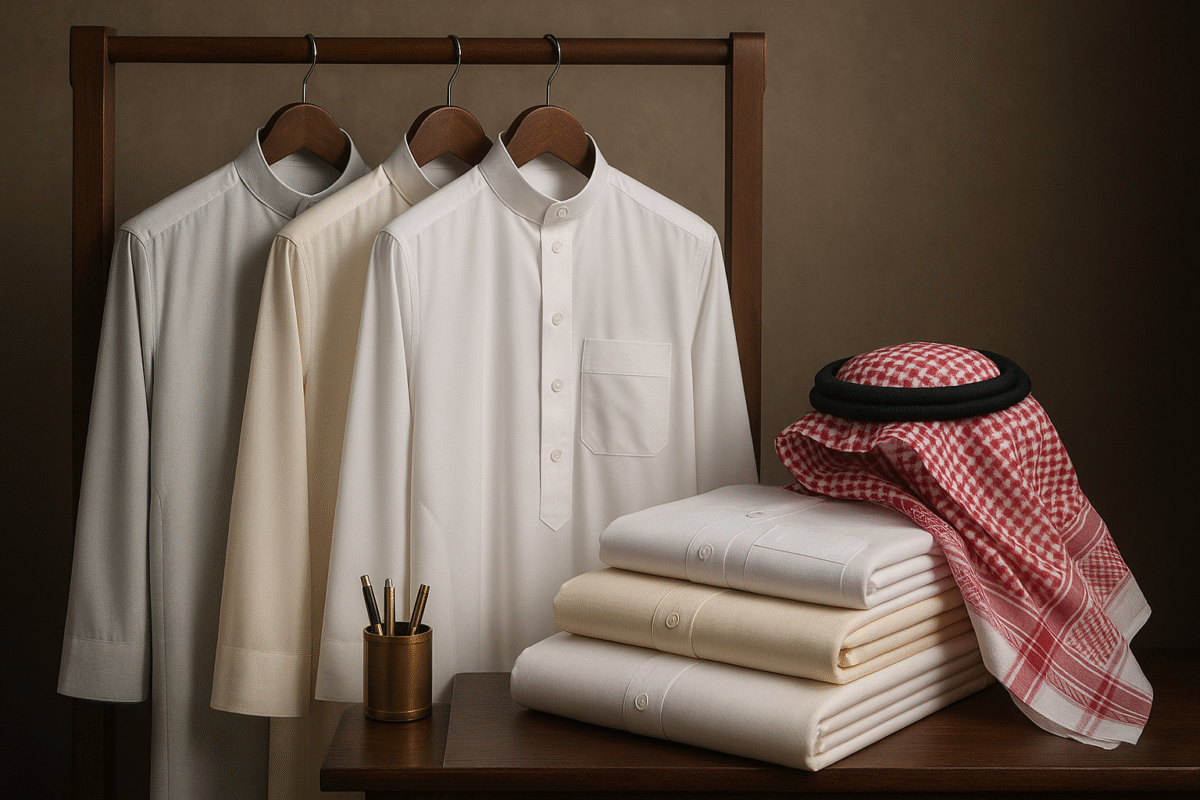 Ultimate Guide to Men’s Saudi Thobes Styles, Fabrics, and Trends