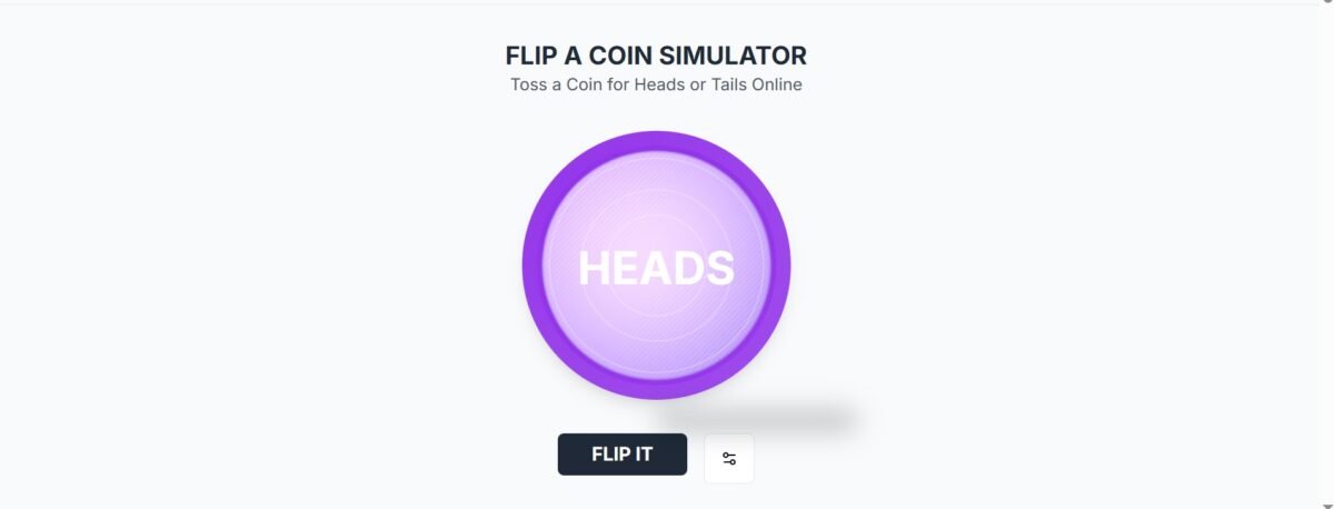 Flip a Coin Simulator